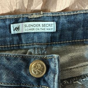 Lee slender secret lower on the waist jeans